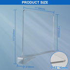 Acrylic Shelf Dividers for Closet Organization 8PCS Closet Shelf Divider Closet Dividers for Shelves Shelf Organizer for Closet Shelf Organizer for Wood Closet Separator Clear