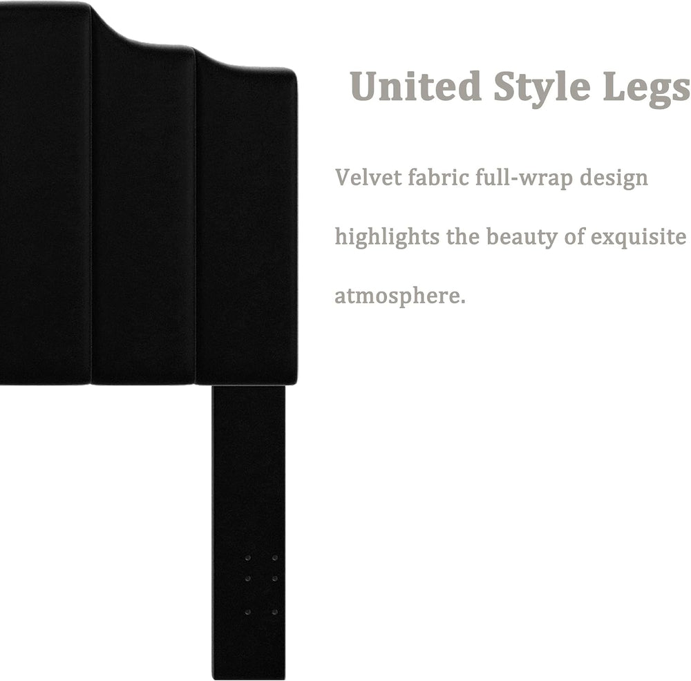 Befurtori Queen Size Headboard Only, Velvet Wall Mounted Headboard Queen Size...