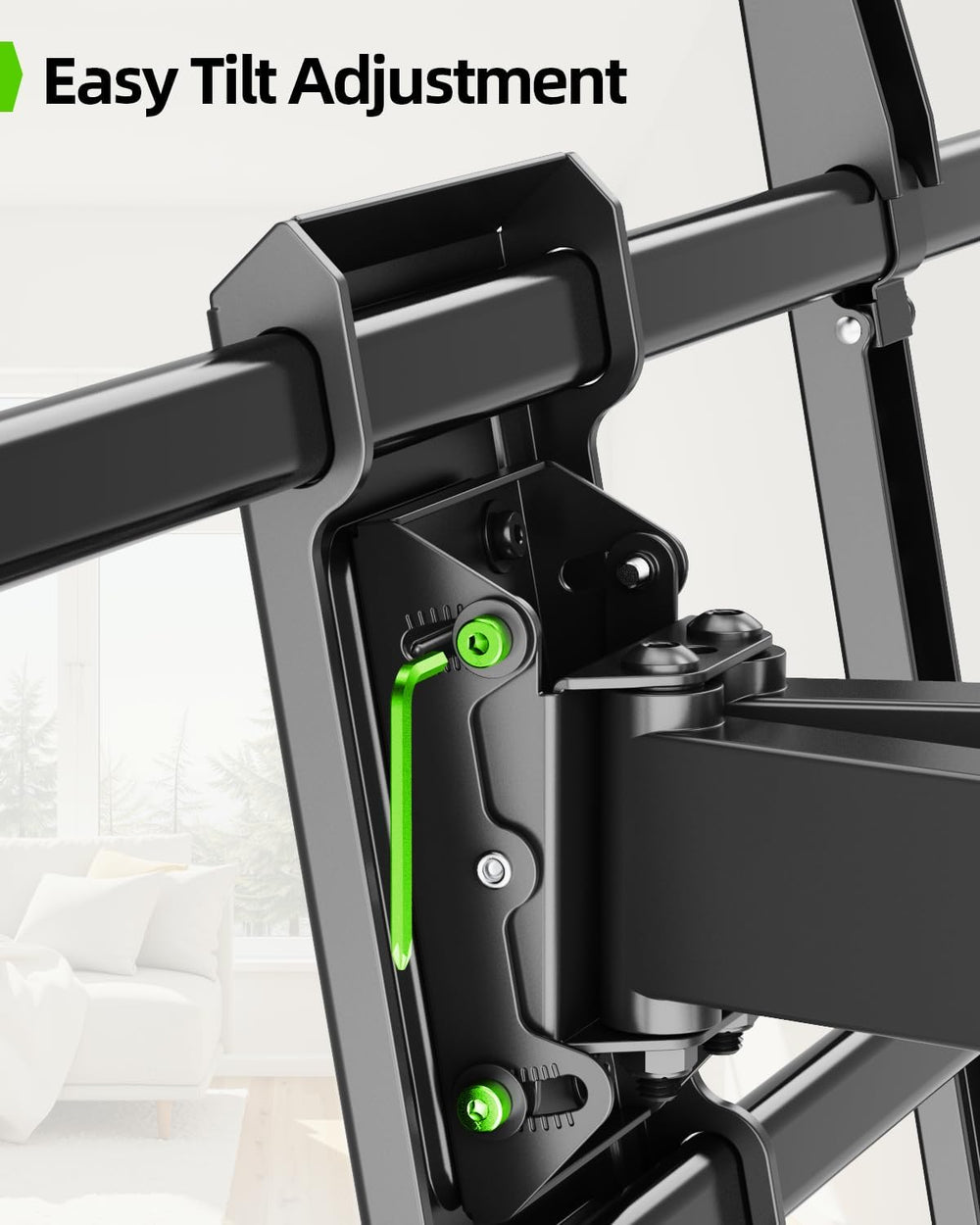 USX MOUNT Heavy Duty Full Motion TV Wall Mount for 60-120 Inch TVs, Holds 220...