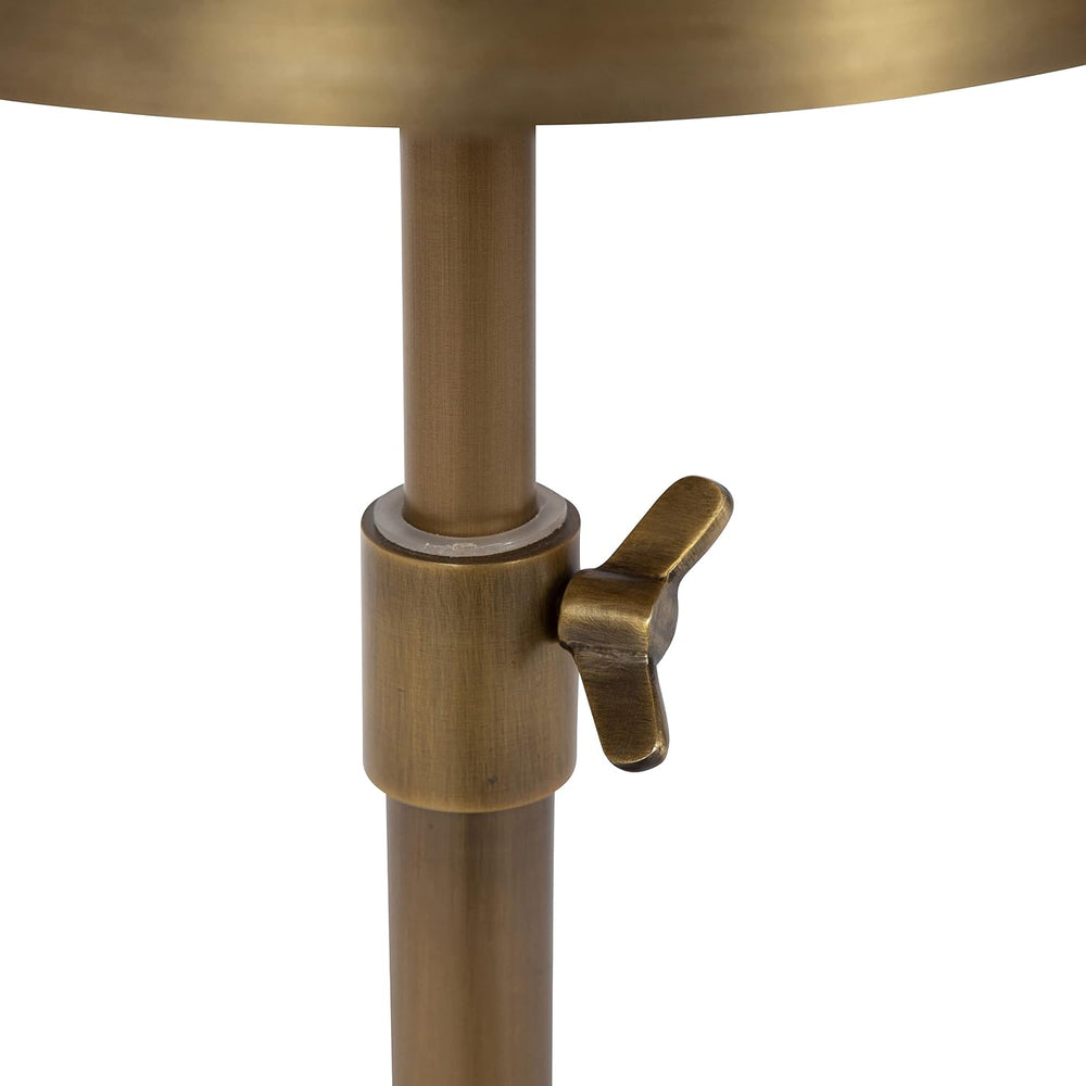 Kate and Laurel Engles Traditional Adjustable-Height Pedestal Drink Table; 10...
