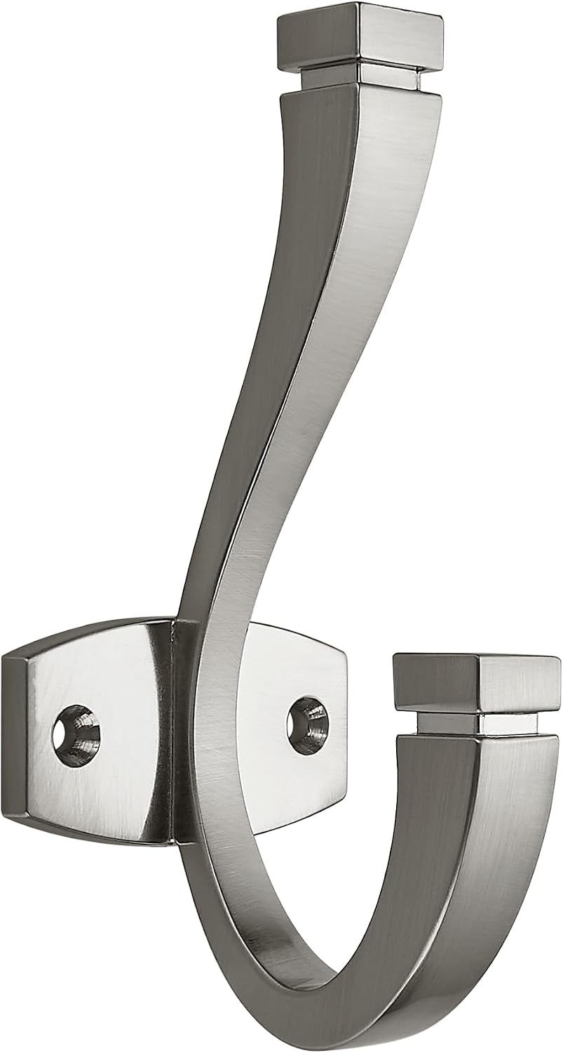 SAILING Coat Hooks - 3 Pack Brushed Nickel Towel Hooks Robe Hooks Decorative ...