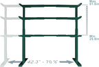 Fromann Dual Motor Electric Standing Desk Frame 3 Tier Legs Height Adjustable Handset with USB A+ C Ports Sit Stand up Desk Base for Home and Office (Green)