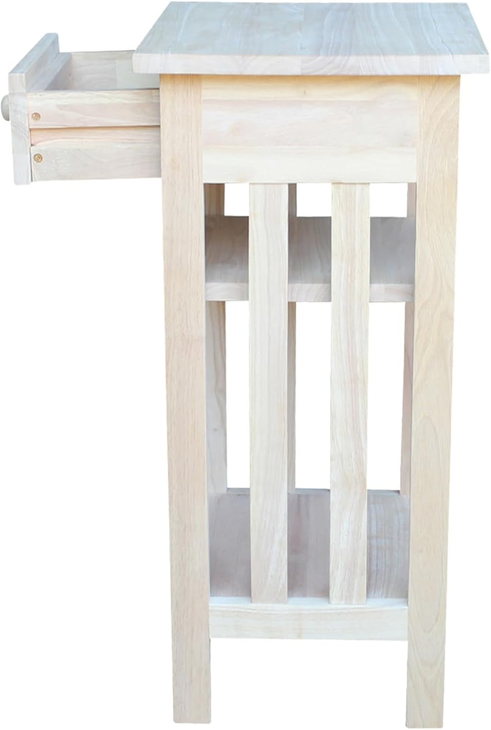 International Concepts Unfinished Mission Telephone Stand