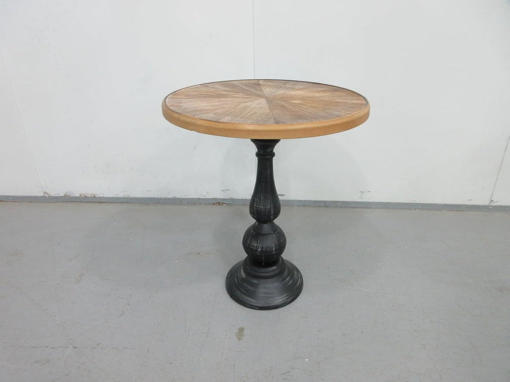 Retro Side Table Round End Table - 20" French Country Wooden Coffee Tabl...