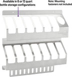 Speedway Motors 12-Quart Oil Storage Shelf, Aluminum, For Garage/Trailer