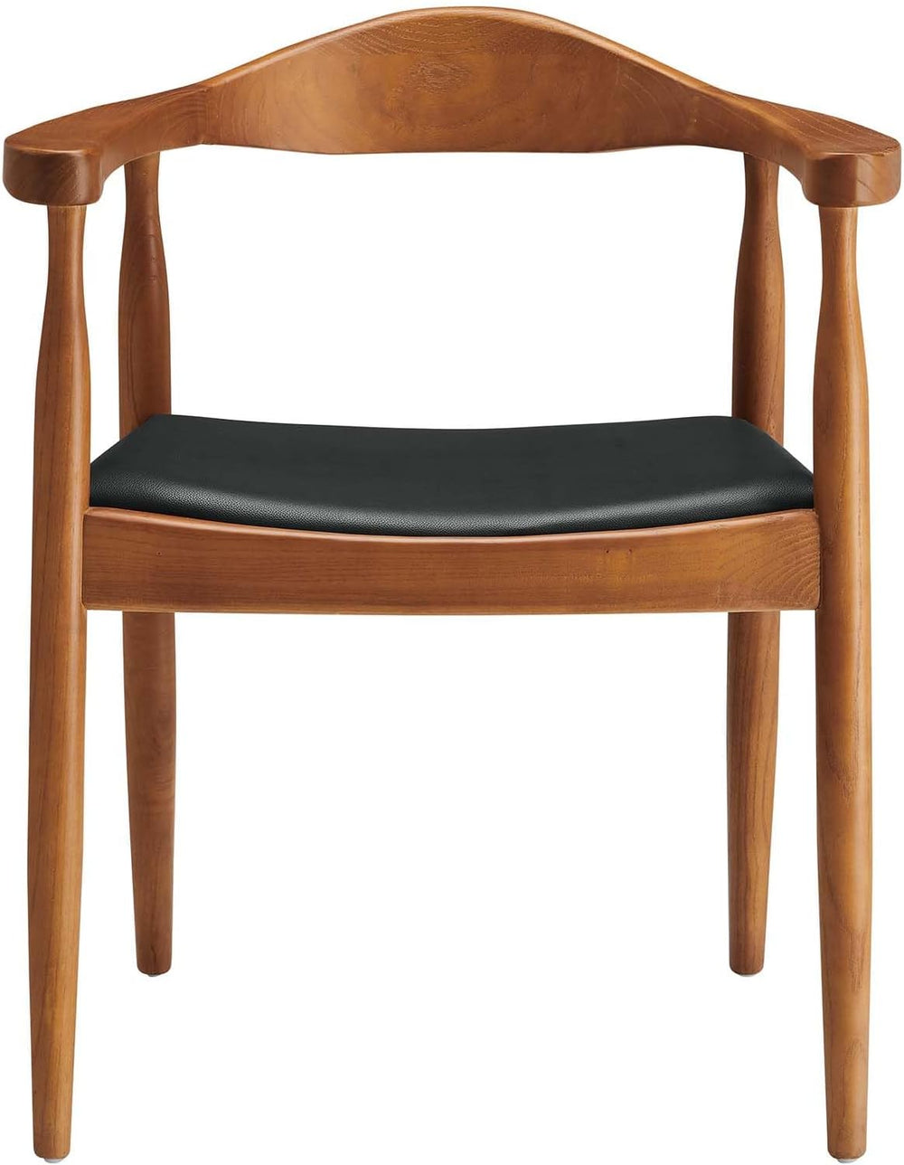 Modway Presidential Mid-Century Modern Faux Leather Upholstered Dining Armcha...