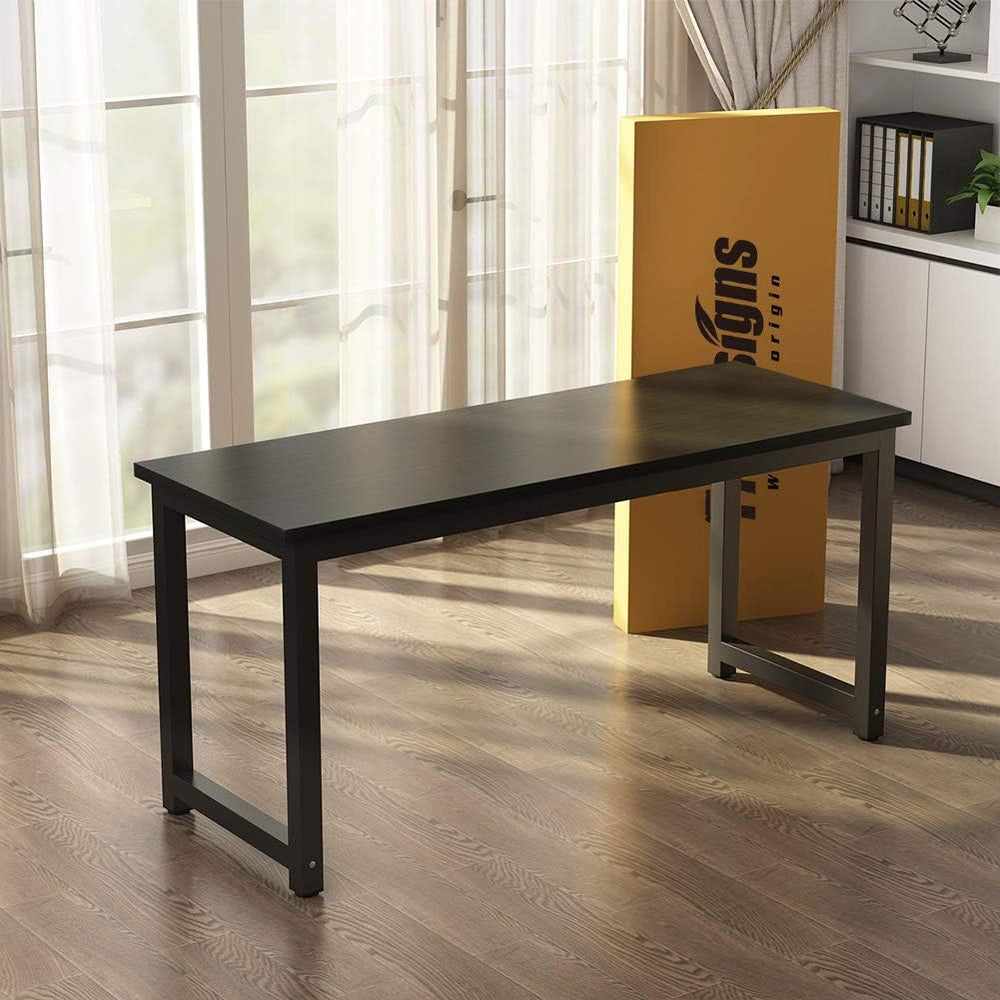 Tribesigns Modern Computer Desk, 63 inch Large Office Desk Computer Table Stu...