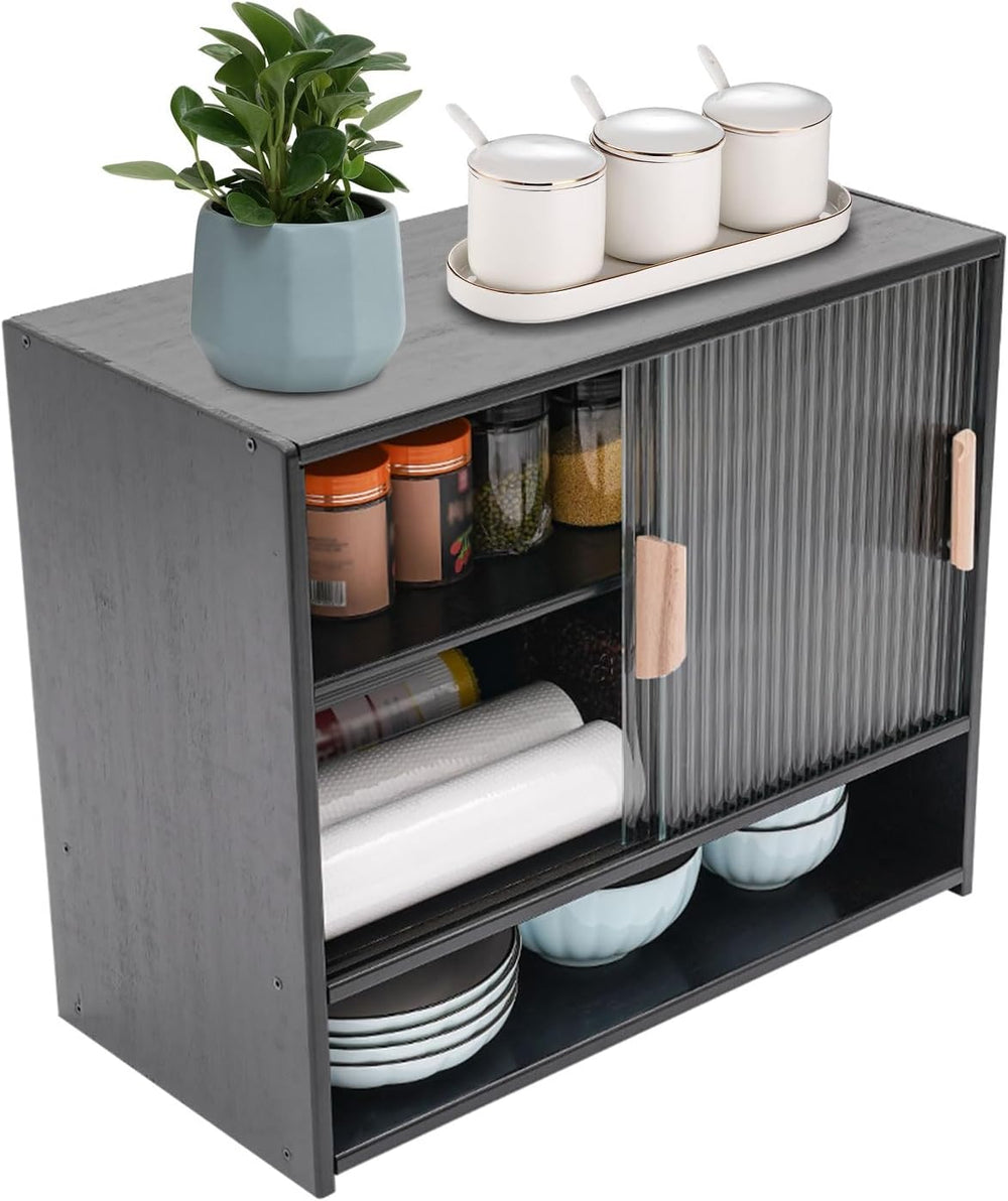 Xuthusman Kitchen Pantry Storage Cabinet,21.6x11x18.1inch Freestanding Narrow...