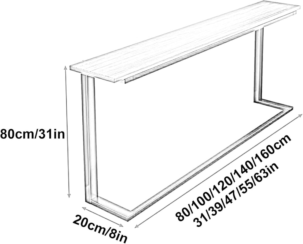 Over Radiator Shelf, Long Radiator Side Table, Sofa Table Behind Couch for Ho...