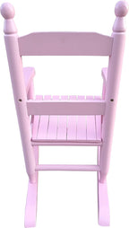 Kids' Rocking Chairs, Childrens Rocking Chair, Wooden Classic Rocker Chair Indoor Outdoor for Youth/Childs/Childrens Porch Rocker Chair for Living Room,Bedroom,Balconies, Porches (Pink)