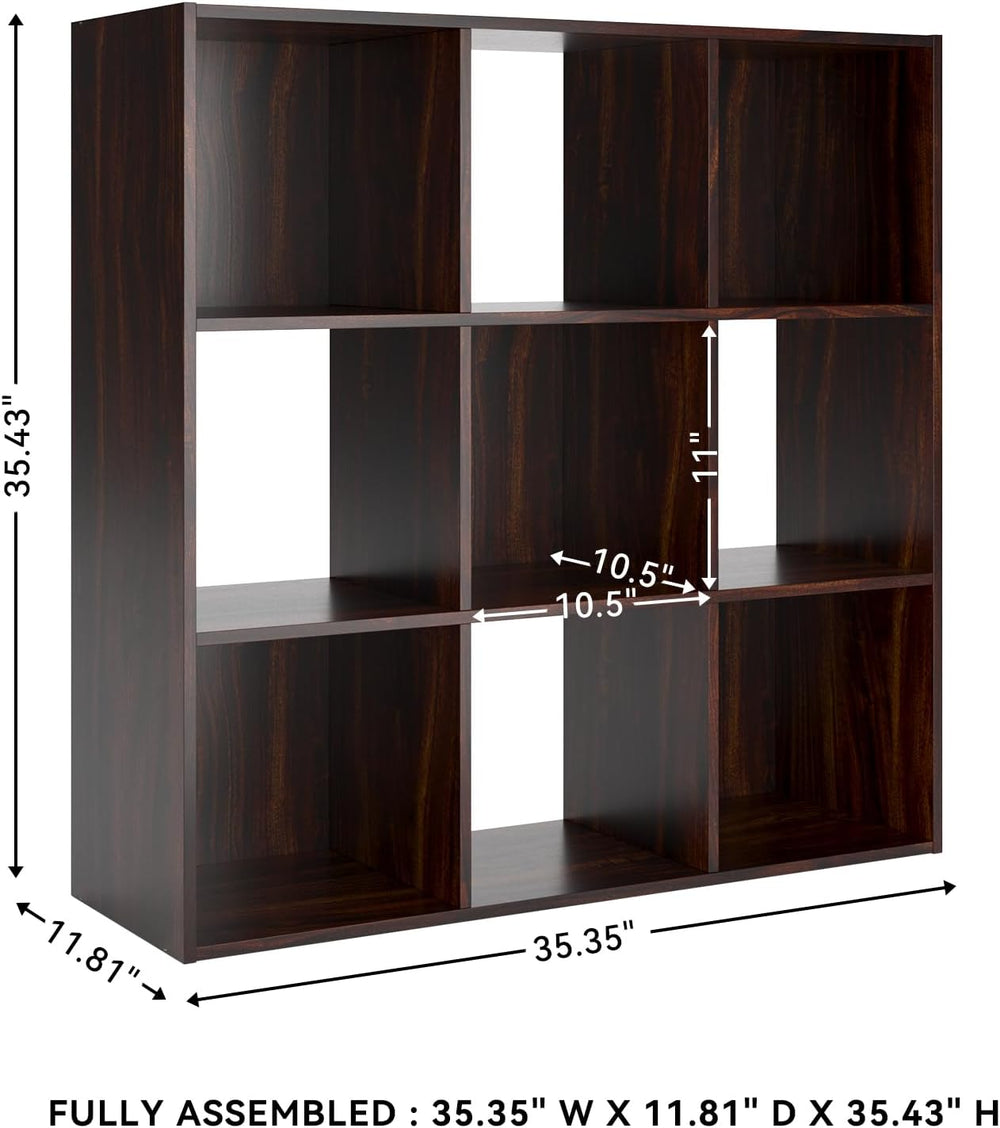 Signature Design by Ashley Glosmount 9 Cube Storage Organizer or Bookcase, Ch...