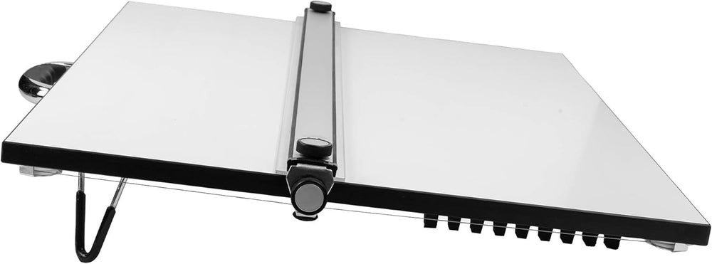 Pacific Arc Table Top Drawing Board with Parallel Bar, White, 24 inches by 36...