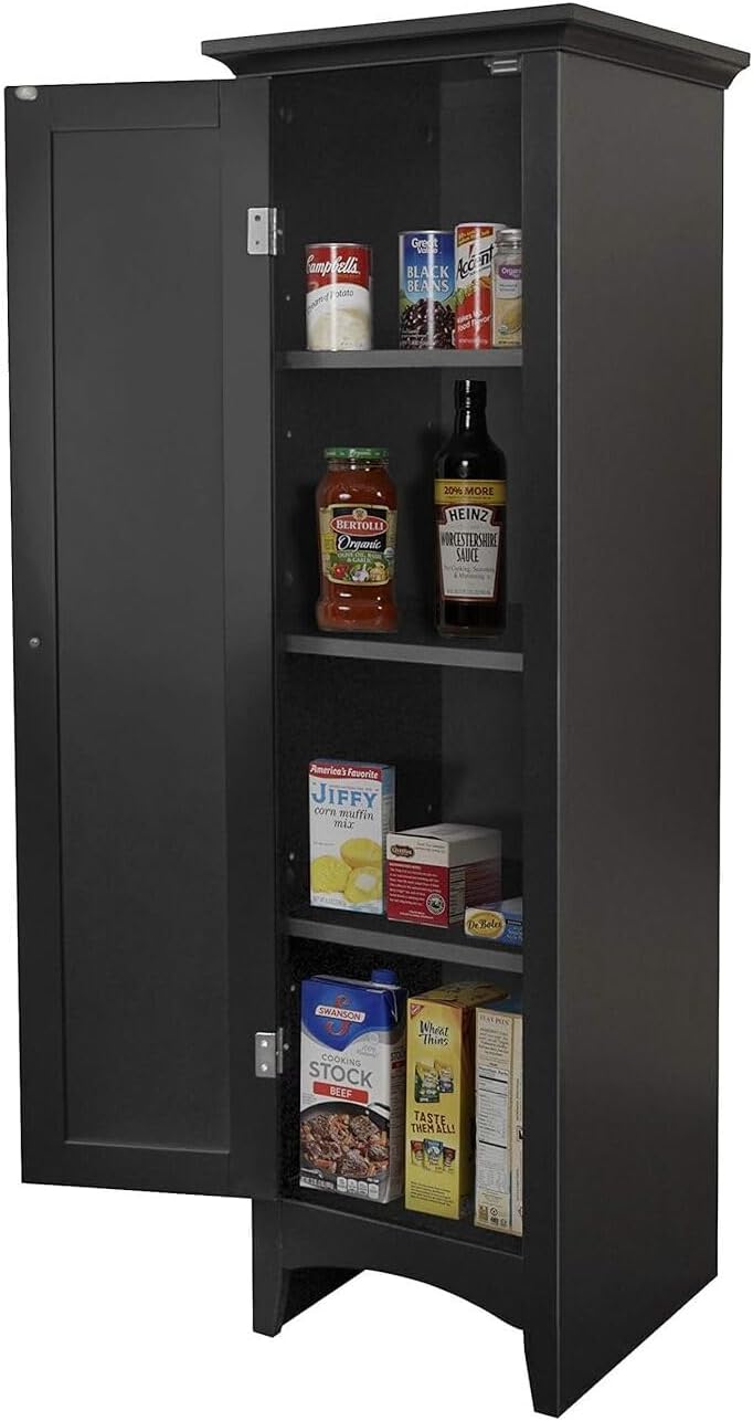 Maykoosh Kitchen Pantry Cabinet - 40" Wide Storage, Adjustable Shelves, ...