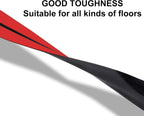 6.5Ft Floor Cord Cover Silicone Cable Protector Easy to Install Wire Organizer and Hider Ideal Extension Cord Cover for Home, Office, Garage (Black-6.5Ft)