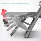 Sun Lounger, Sunbed, Reclining Sun Chair, Folding Garden Lounge Adjustable Backrest, Foldable,