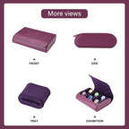 6 Watch Travel Cases for Men - Watch Roll 6 Slots Travel ﻿violet Multifunctional Watch Display Box Cabinet ，Christmas Gift for Man/Woman/Office, ﻿