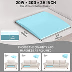 Couch Cushion Support for Sagging Seat – 3 Pack 20x20x2 Inch Sofa Cushion Board Saver & Replacement Insert for Saggy Couch or Chair, Quick No-Tool Install with 40D Memory Foam