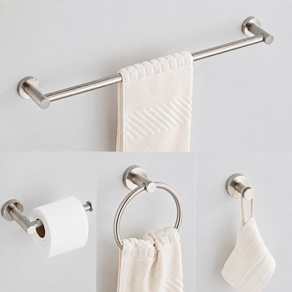 Bathroom Hardware Set 5 Piece, Brushed Nickel Bathroom Accessories Set, SUS30...