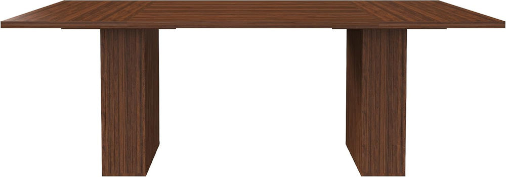 Rectangle Dining Table for 4-6, 78" Modern Dining Room Table with 2-Tier...