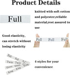2 Pieces Bed Sheet Organizer Bands, Sheet Organizers and Storage Label Bands, Sheet Label for Bedding, Sheets Organizer for Closet,Sheet Keepers Linen Labels Bedding Bands (2Pcs Full)