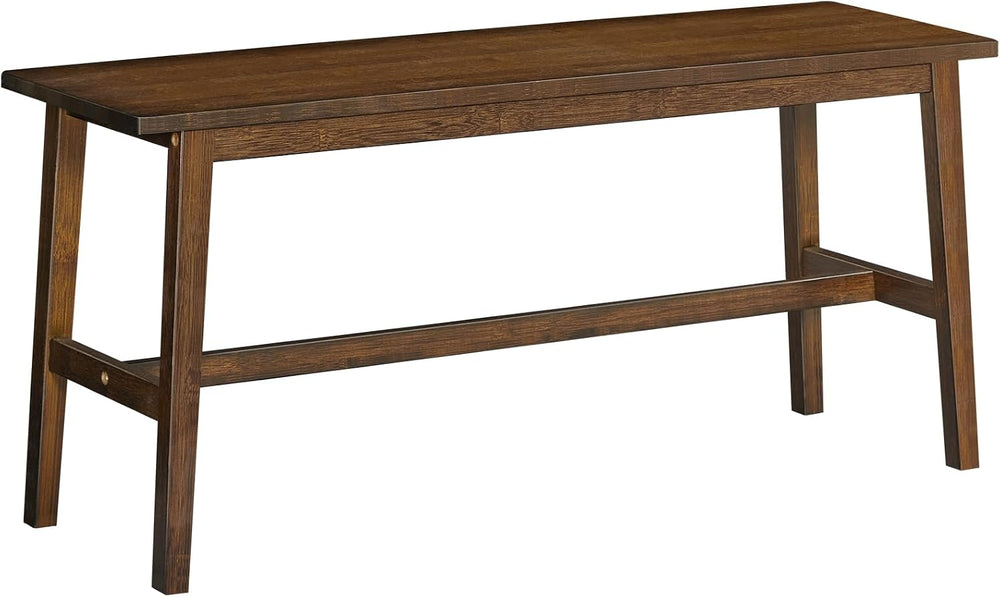 HOOBRO 39.3'' Bamboo Dining Bench, Farmhouse Kitchen Table Bench, Kit...