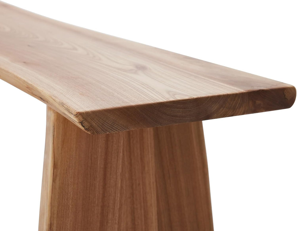 Elm Wood Dining Bench Bedroom BenchesIn Footrest Stool Accent Bench for Entry...