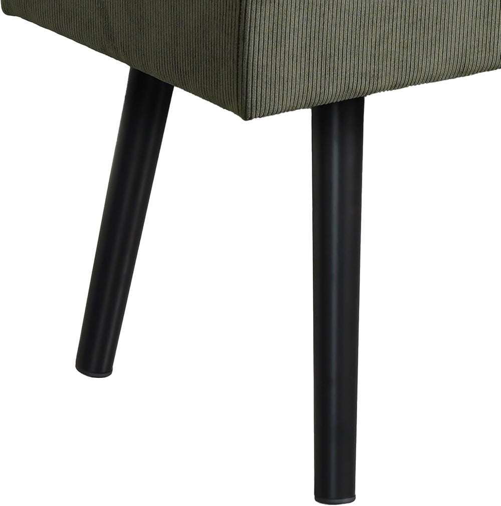 Comfy to go Entryway Bench - Green Bench for Bedroom, Modern Ottoman End of B...