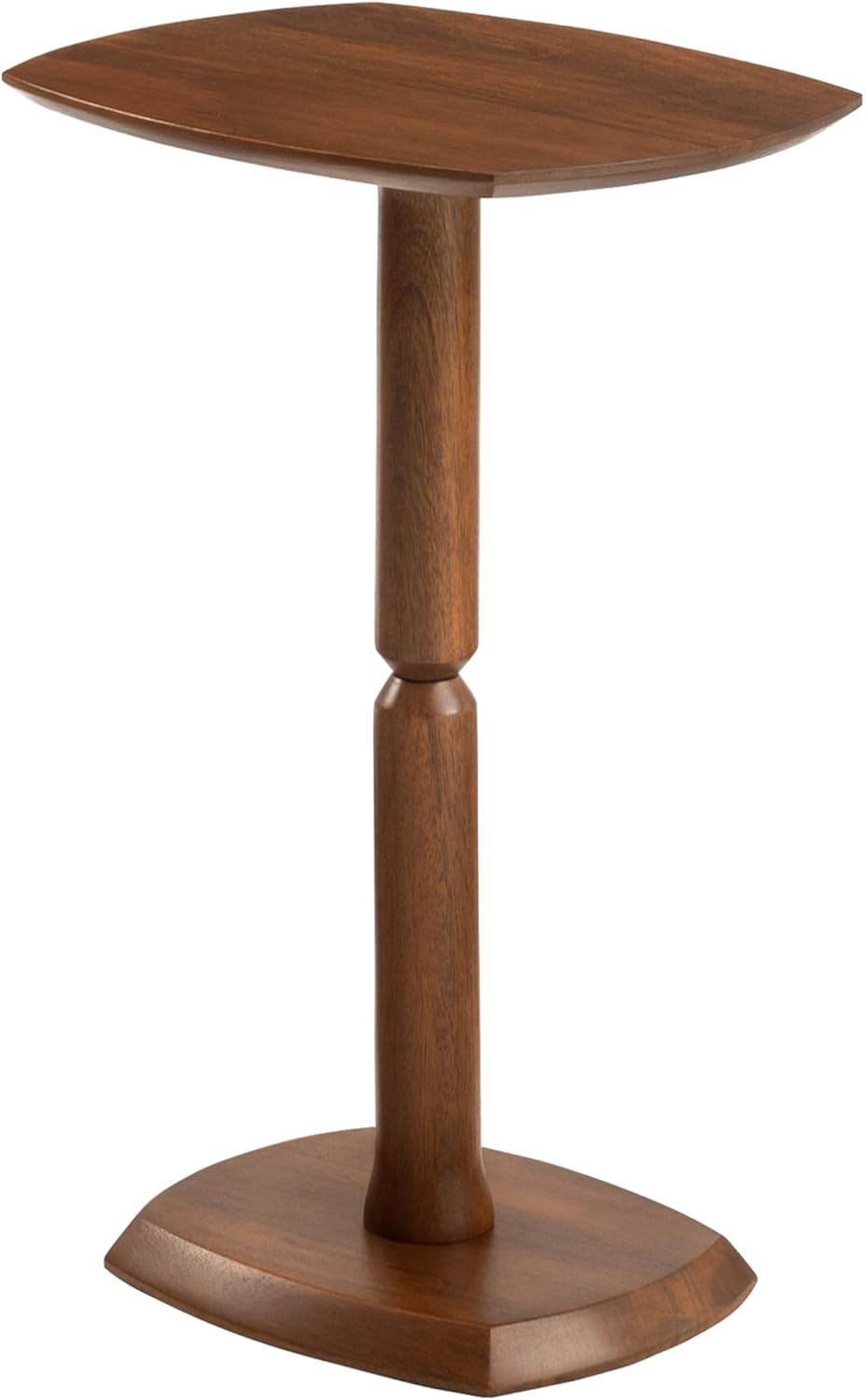 MH London Cooper Drink Table - 22" High Solid Mango Wood Pedestal Side T...