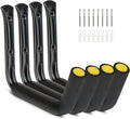 GEEDAR 100 LB Capacity (15") Heavy Duty Garage Storage Hooks (4packs) Kayak Storage Hanger Wall Mounted Rack for Hanging Ladders, Bikes