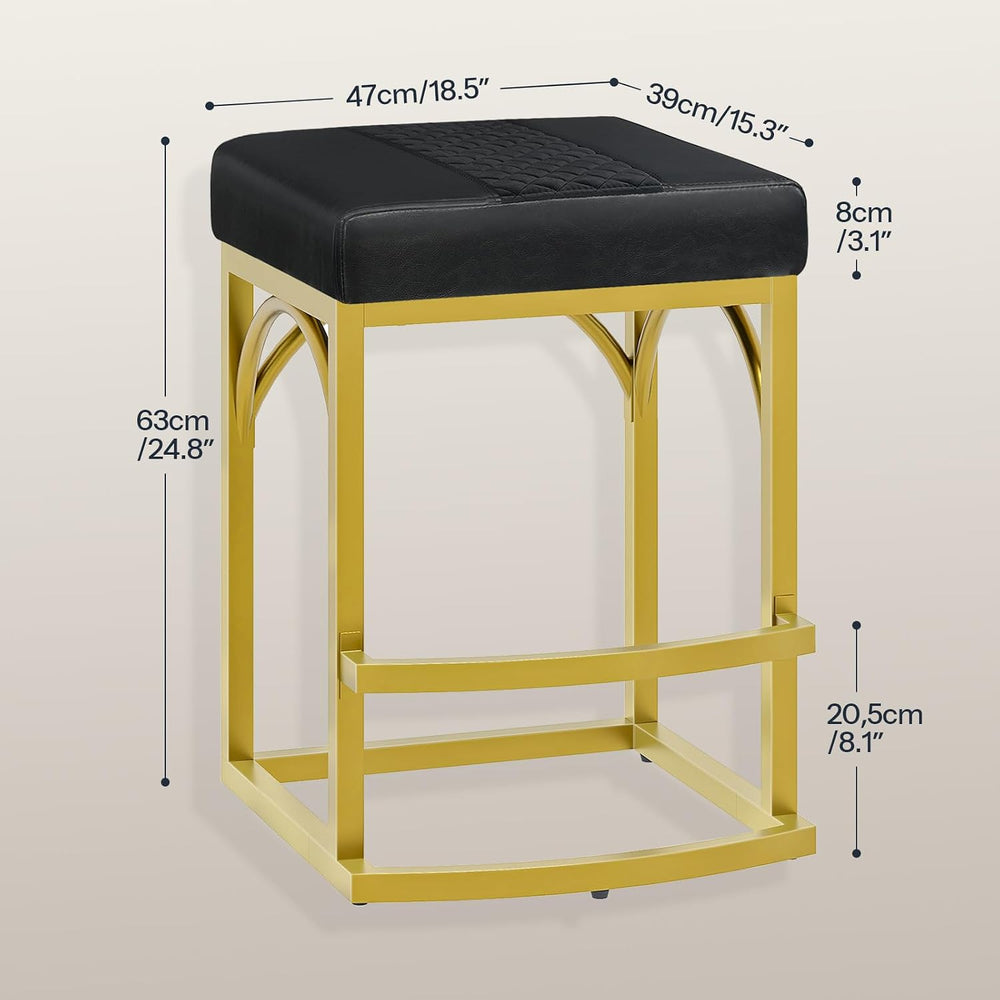 HOOBRO Bar Stools, Set of 2 Bar Stools