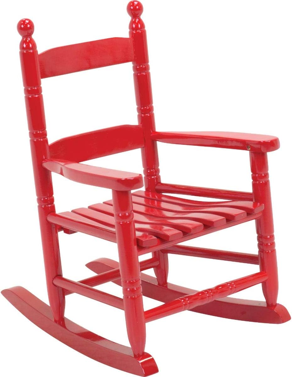 Classic Child's Porch Rocker - Red