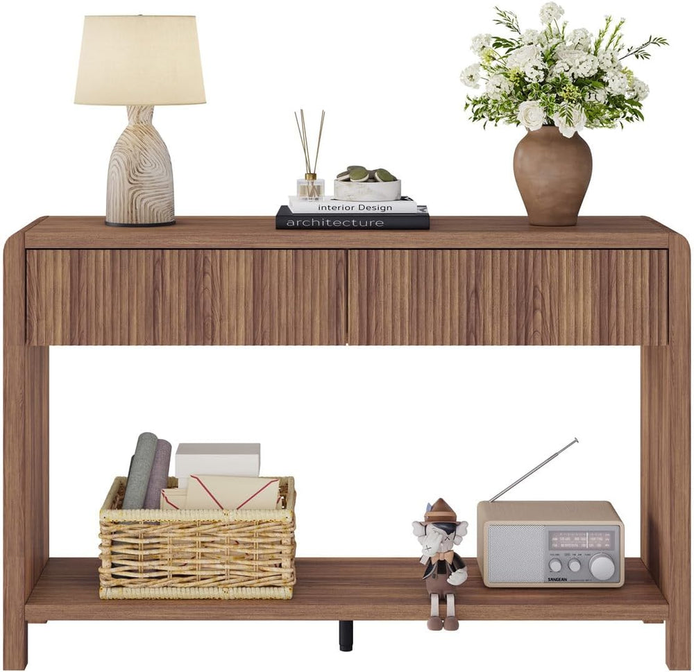 FATORRI Console Sofa Table for Entryway, Wood Foyer Tables for Living Room, F...