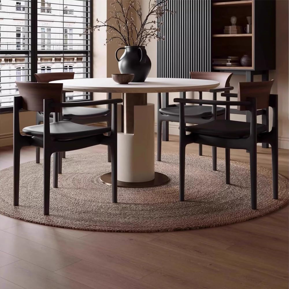 Etlegor Modern Leather Dining Chairs, Mid-Century Minimalist Breakfast Chairs...