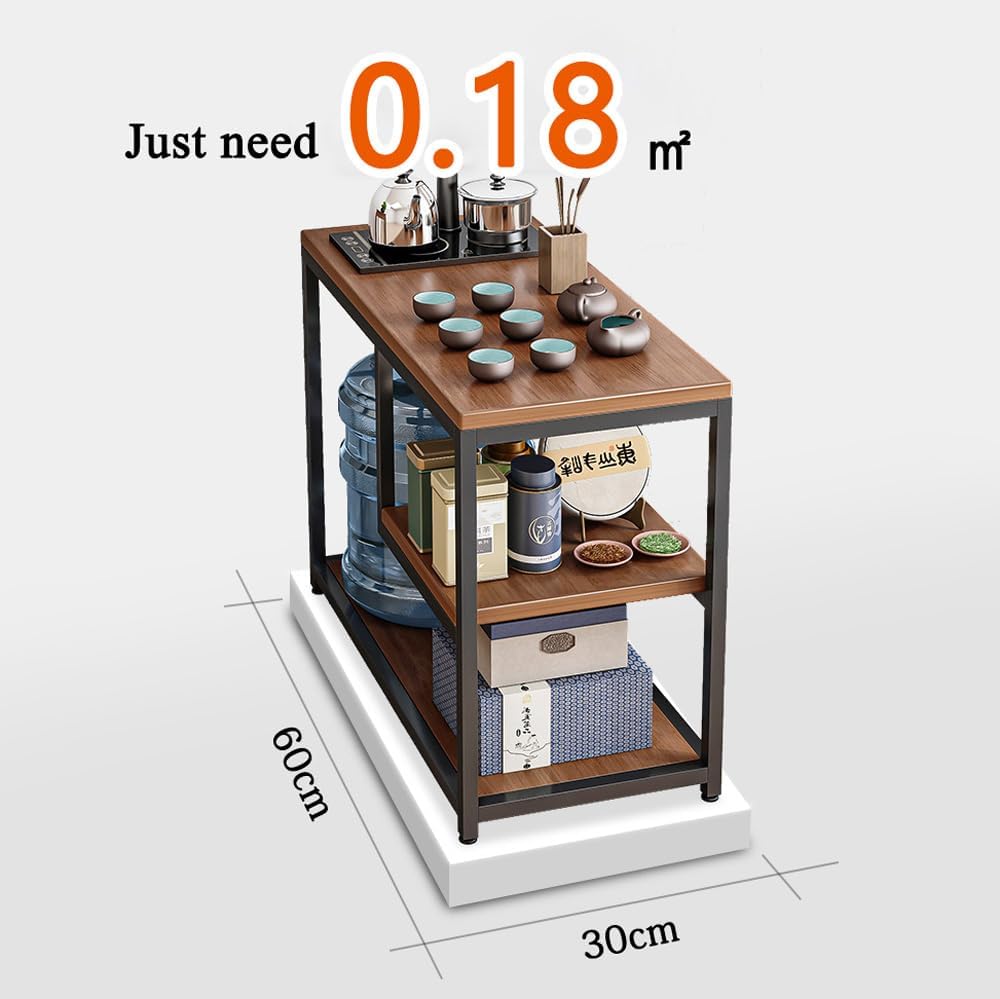 Side Table for Living Room,3 Tier End Table with Storage,Sofa Side Table for ...