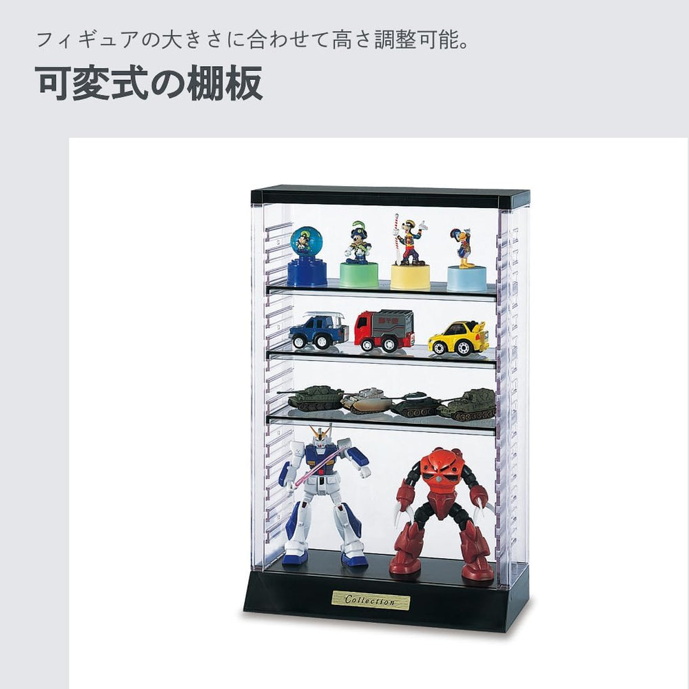 Isetou Acsta I-238 Figure Case Collection Case A403 Clear Black Width 8.7 x D...