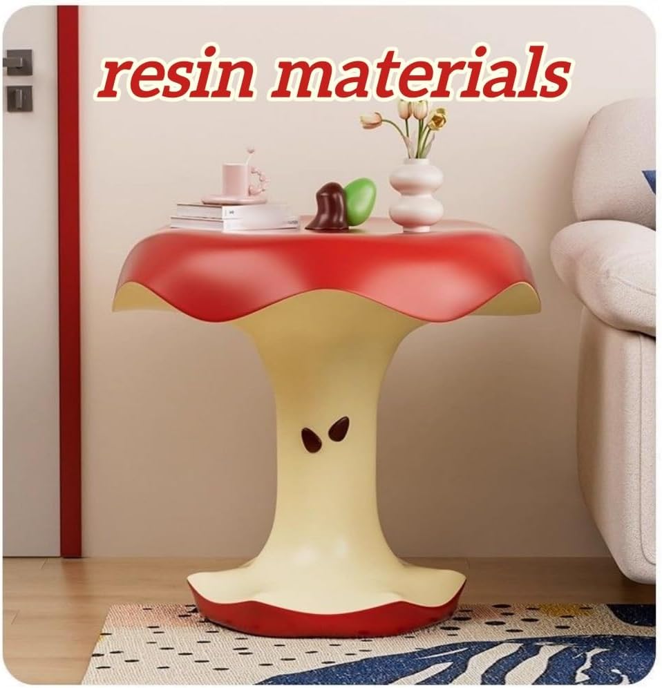 Resin Cute Side Table, Funky Fruit Accent Table, Eclectic Decorative Nightsta...