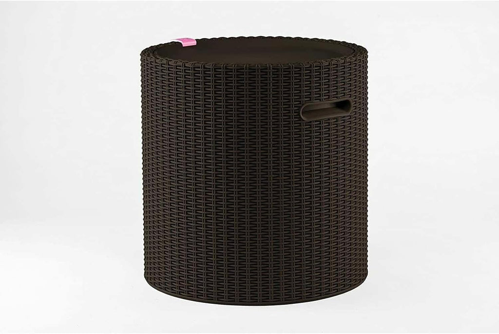 Keter, Cool Stool Garden Cooler Table, Brown, Capacity 39 litres