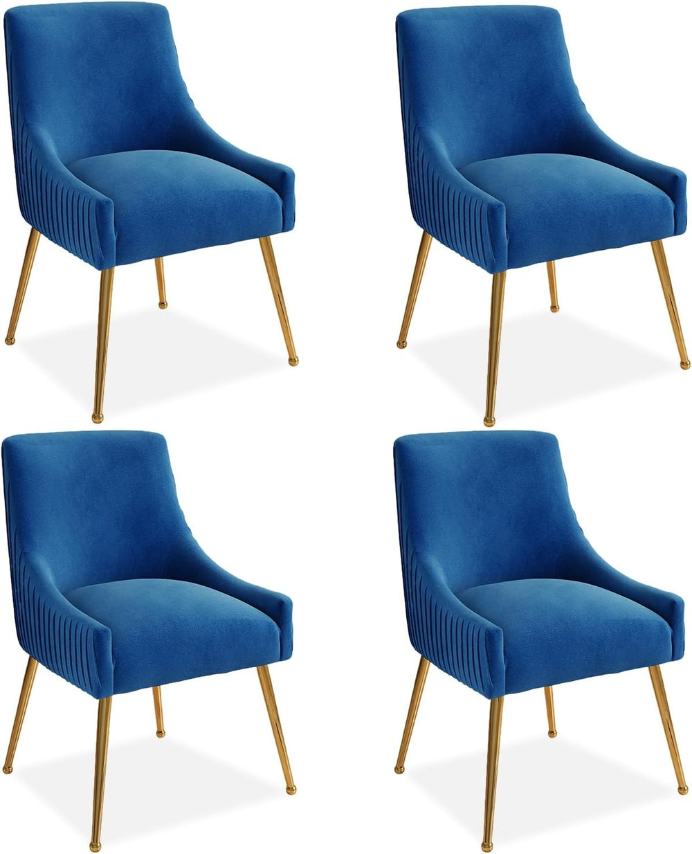Dining Chairs, Accent Chairs Set of 4, Modern Upholstered Kitchen Dining Chai...