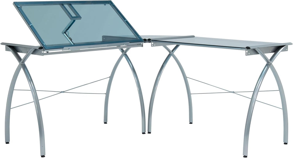 SD STUDIO DESIGNS Futura LS WorkCenter with Tilt Top Adjustable Drafting Tabl...