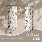 Animals Plastic Bag Holder, Reusable Hanging Grocery Bags Organizer, Wall Mount Plastic Bags Organizer Dispenser for Kitchens, Grocery Stores, Camping Trips, Kitchen Pattern Garbage Bag 50
