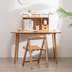 Bamboo Desktop Bookshelf, Small Bookcase for Students on The Desk, Simple Office Desk Bookshelf Organizer, Natural Bamboo Desktop Organizer,Ideal Gift for Family & Friends22.83x7.48x18.11in