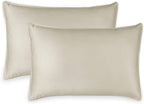 King Pillowcases by Pure Bamboo, Genuine 100% Organic Viscose Derived from Bamboo, Luxuriously Soft & Cooling, Double Stitching, Envelope Closure (2 King Pillowcases, Sand)