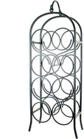 Oenophilia Cathedral Wine Arch, Black - 8 Bottle