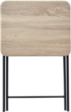 Wood Folding TV Table-Grey by MOBEA