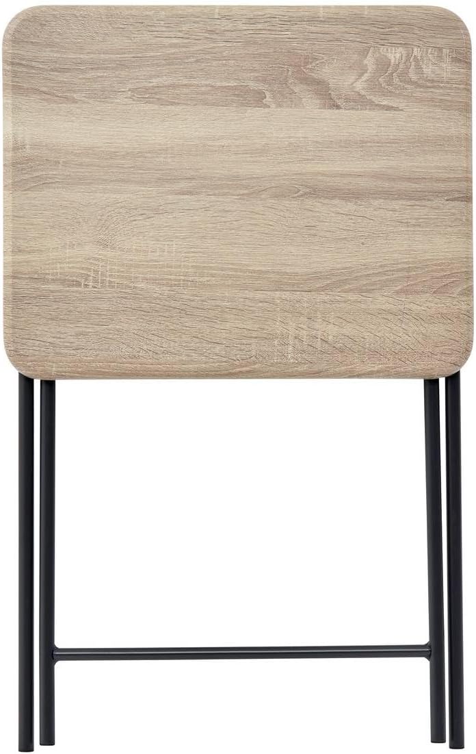 Wood Folding TV Table-Grey by MOBEA