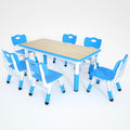 LulliSpace Kids 6 Set Table and Chairs, Blue