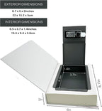 Real Paper Diversion Book Safe with combo lock- Secret Box Collection Box- Art of Design. Safe for money, disguised safe, real book pages, money hiding, diversion safe.