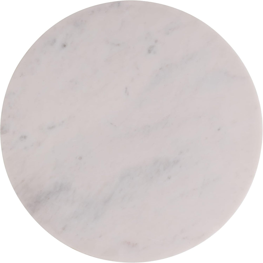SAFAVIEH Home Collection - Guido Side Table, White Marble Top & Pink Base...