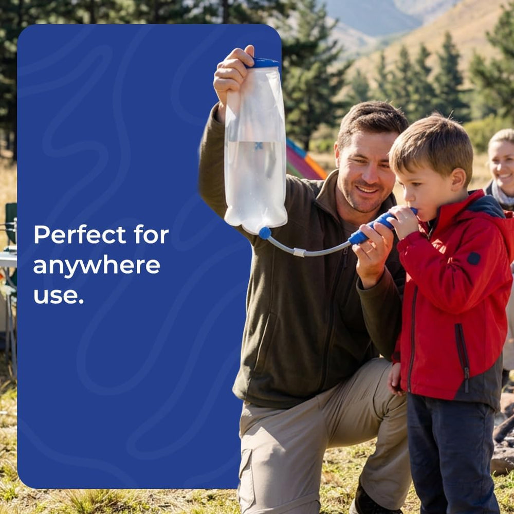 VFX All-in-One Portable Water Filter, Gravity System for Camping & Hiking