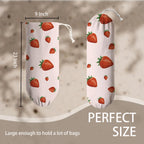 Strawberry Plastic Bag Holder, Grocery Bags Storage Organizer, Reusable Shopping Bags Holder Dispenser, Summer Home Decor, Farmhouse Kitchen Decor Gifts for Women, Kitchen Pattern Garbage Bag 41